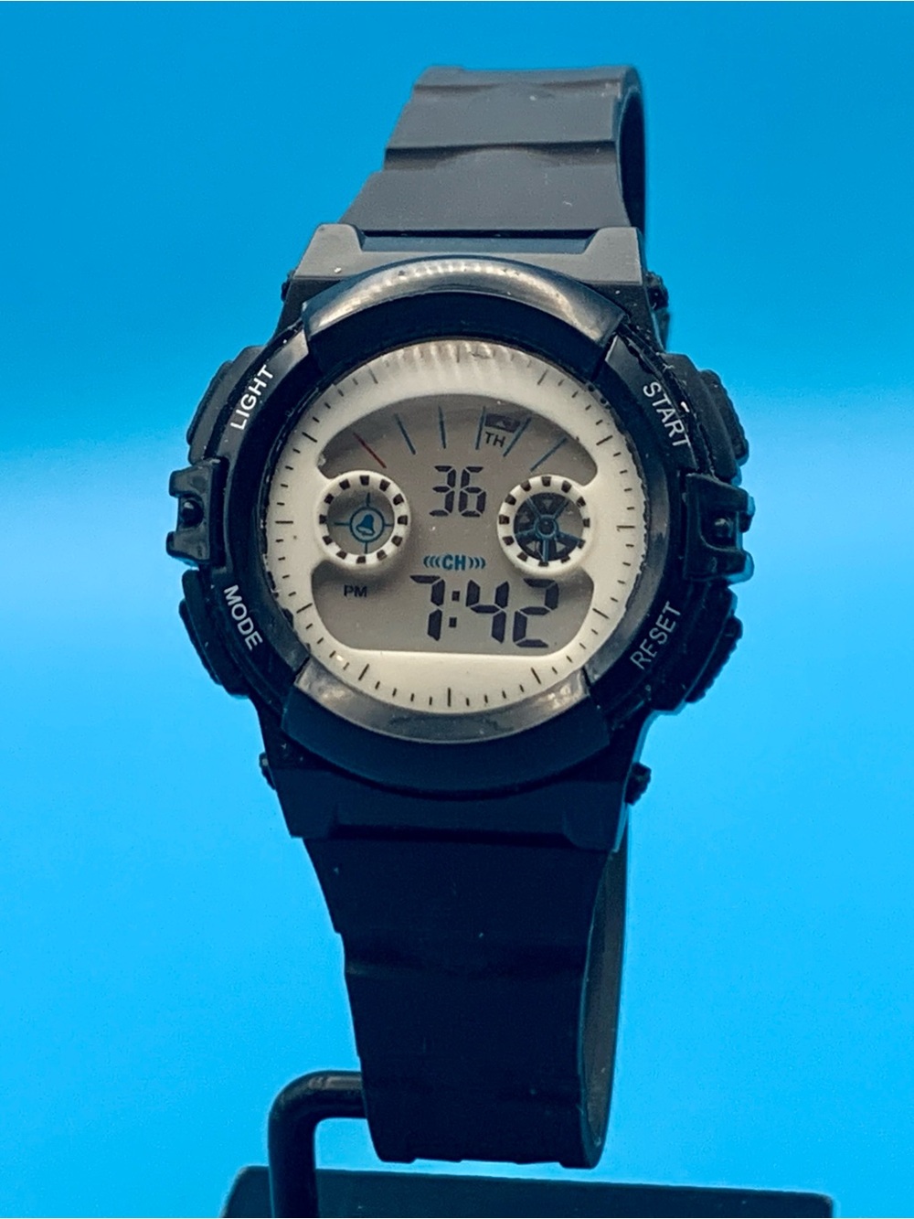 ACCUTIME WATCH CORP Women’s Digital Wristwatch Chrono Alarm Backlight Working